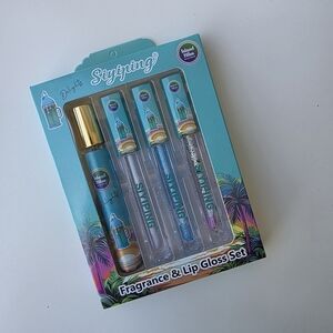 Siyiping Island Bliss Tropical Scent Travel Size Perfume & Lip Gloss Set